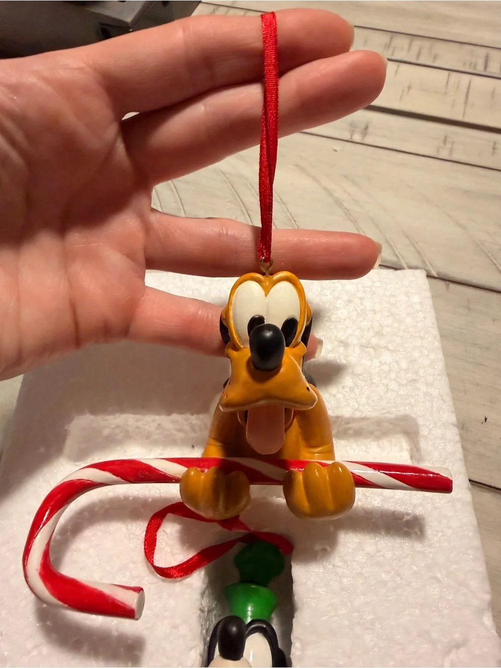 RARE Disney Candy Cane Character Ornaments - Set of 4